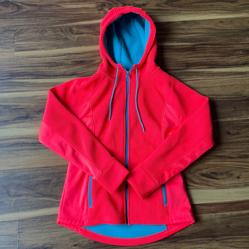 SWISS Tech Sweatshirt Jacket fuchsia PINK Hooded M